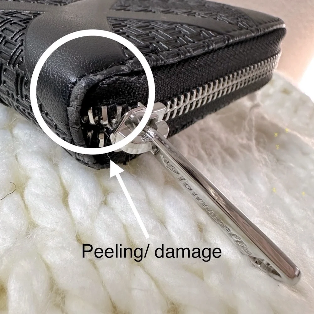 LOUNGEFLY Marvel BLACK PANTHER Infinity War Zip Around Large Wallet Black Silver - Picture 7 of 10